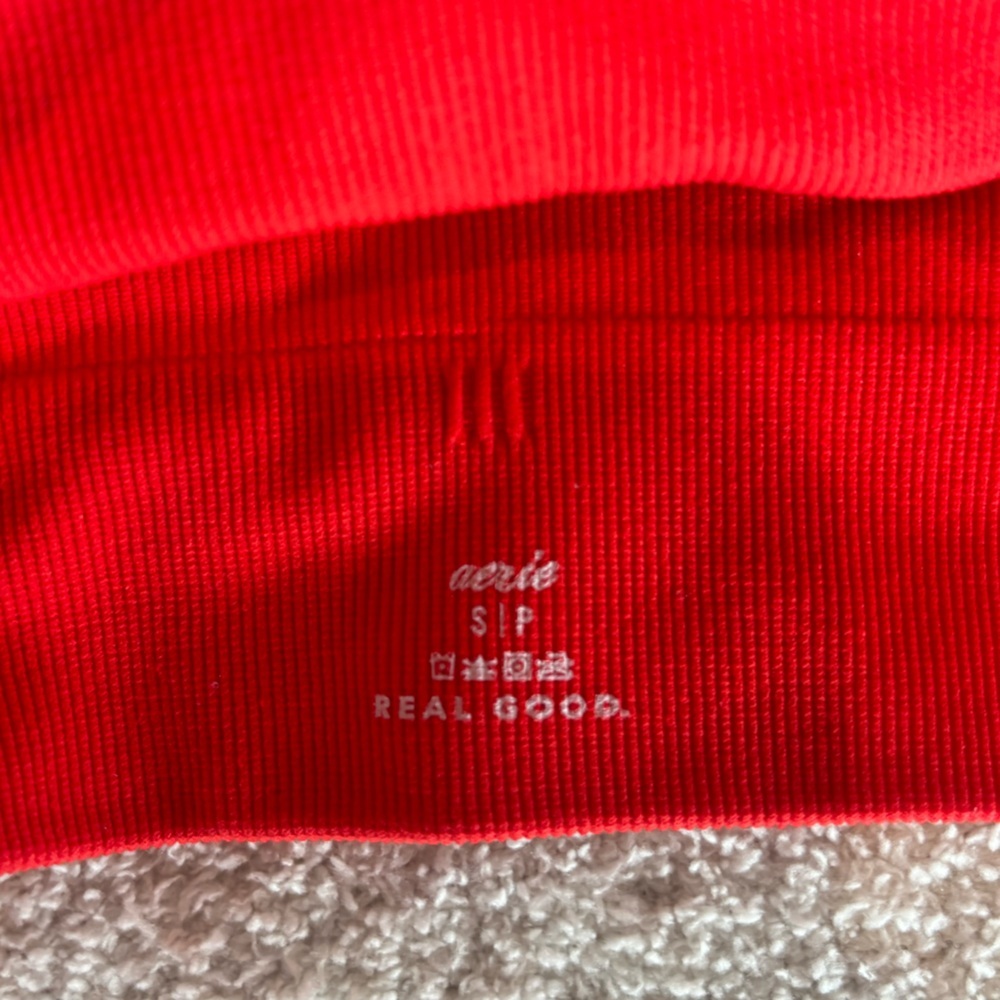 Aerie Seamless Cable Knit Padded Bralette Small - Picture 3 of 4